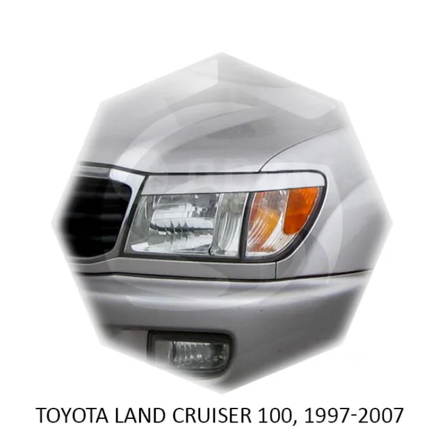 картинка Реснички на фары Toyota LAND Cruiser 100 1997-2007г магазин  StreetTuning 