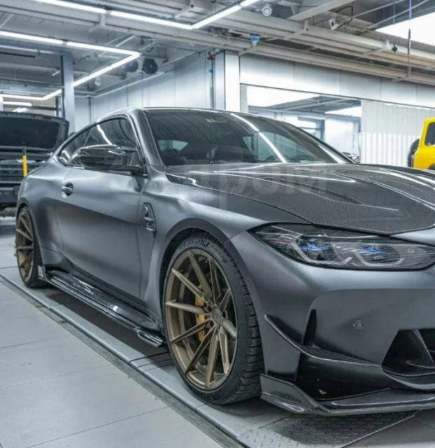 картинка Сплиттера накладки на пороги для BMW M3 G80 G81 и M4 G82 G83 магазин  StreetTuning 
