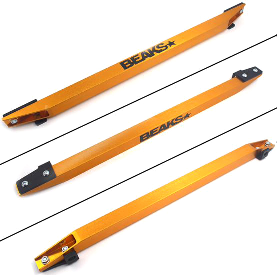 картинка Задний усилитель подрамника BEAKS style для Honda Civic ES FD 2002-2005 г, золотой магазин  StreetTuning 