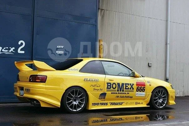 картинка Комплект порогов" Bomex 2 "на Toyota Levin, Truenо AE111, ae110 магазин  StreetTuning 