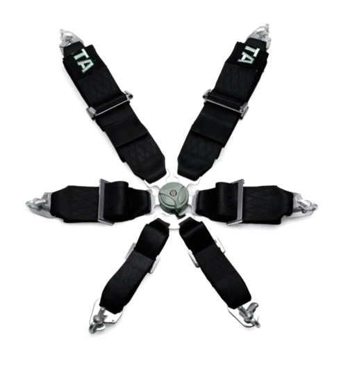 картинка Ремень безопасности 5-ти точечный TAKATA Style, черный магазин  StreetTuning 