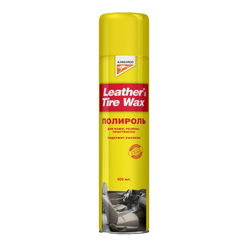 картинка Полироль универсальный  Leather & Tire Wax Silicon -  спрей магазин  StreetTuning 