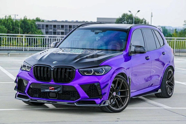 картинка Сплиттера накладки на пороги для BMW X5 X5M/C X6 X6M/C F95 F96 G05 G06 магазин  StreetTuning 