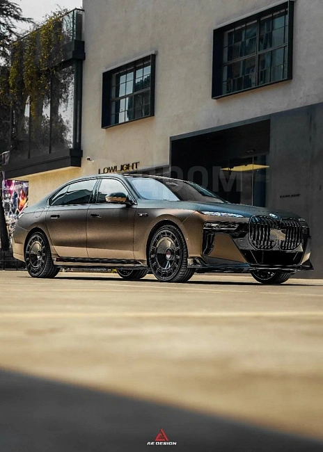 картинка Сплиттер (губа) на передний бампер для BMW 7-Series магазин  StreetTuning 