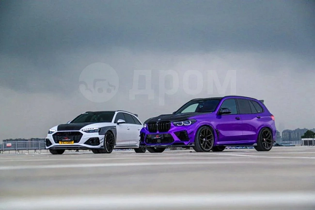 картинка Сплиттера накладки на пороги для BMW X5 X5M/C X6 X6M/C F95 F96 G05 G06 магазин  StreetTuning 