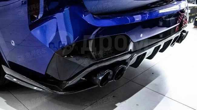 картинка Задний диффузор v2 BMW X4M X4MC F98 магазин  StreetTuning 
