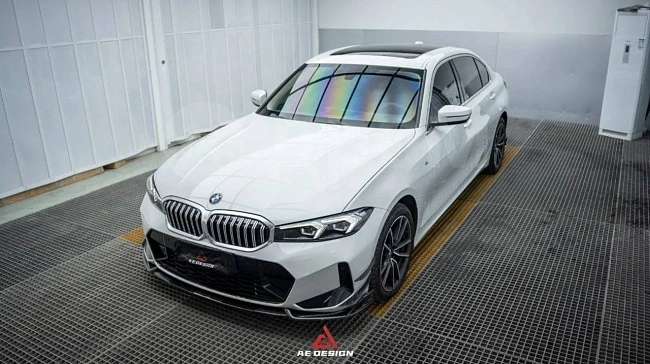 картинка Сплиттер (губа) на передний бампер для BMW 3 серии G20 330i M340i магазин  StreetTuning 