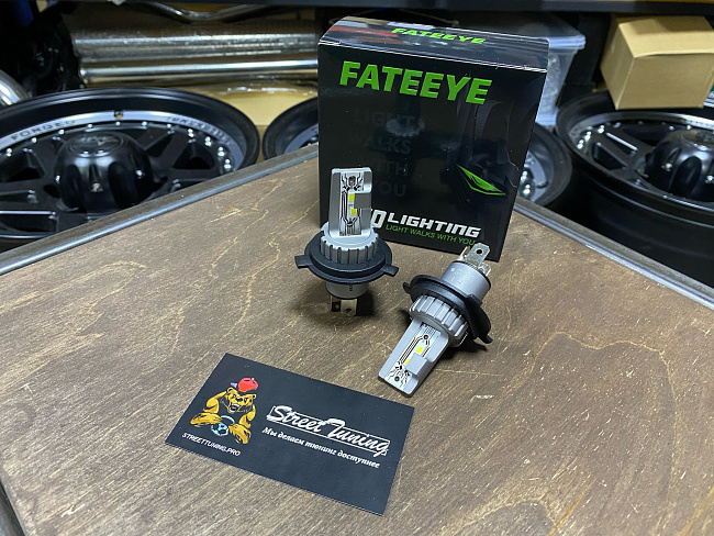 картинка Автомобильные светодиодные лампы FATEEYE F1 Led - H4 6500к, комп 2шт магазин  StreetTuning 
