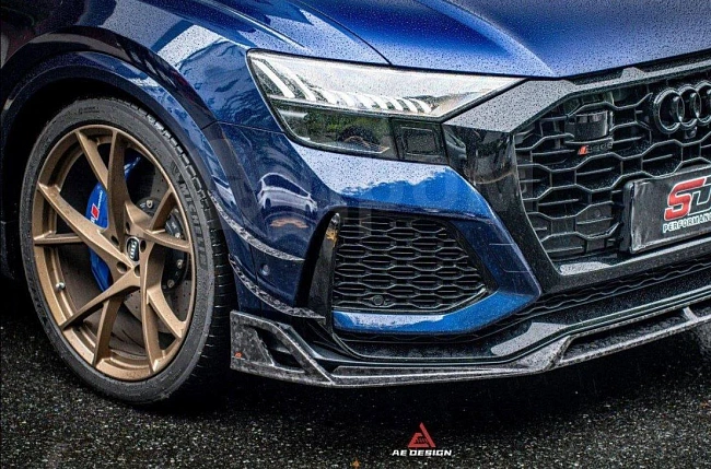 картинка Канарды на передний бампер для Audi RSQ8 2021 магазин  StreetTuning 