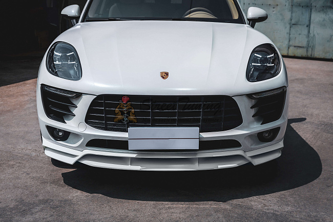 картинка Передний сплиттер KDA для Porsche Macan 95B.1/95B.2 (2014–2021) магазин  StreetTuning 