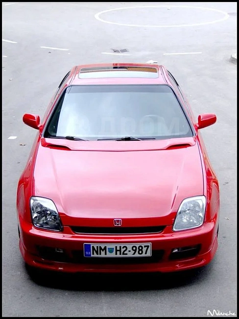 картинка Опциональный спойлер на капот для Honda Prelude магазин  StreetTuning 