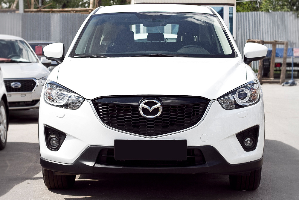 картинка Mazda CX-5 2011-2015 Накладки на передние фары (реснички) компл.-2 шт. от магазина  StreetTuning