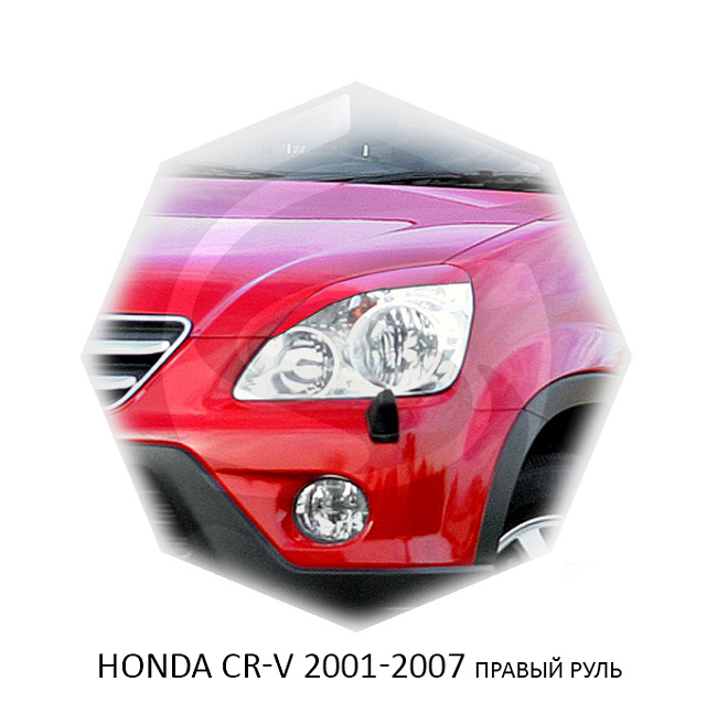 картинка Реснички на фары для  HONDA CR-V 2001-2007г (правый руль) магазин  StreetTuning 