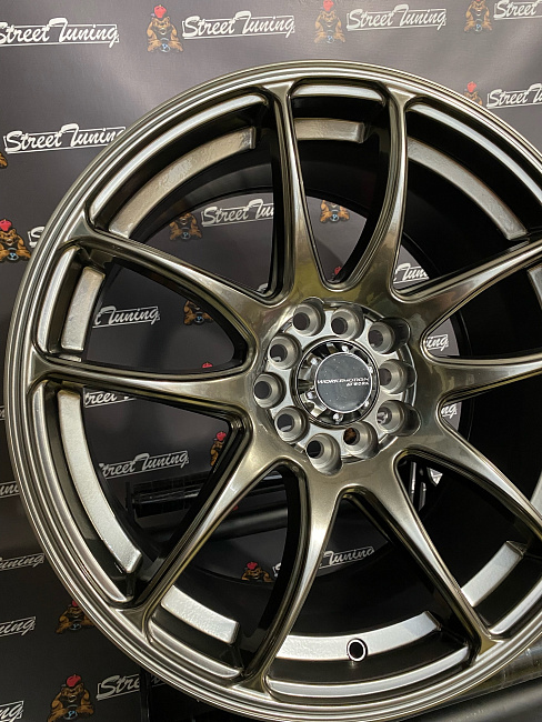 картинка Новые диски Work Emotion Cr-kiwami R17 J8 ET35 5x100/5x114.3 Hyper Black магазин  StreetTuning 
