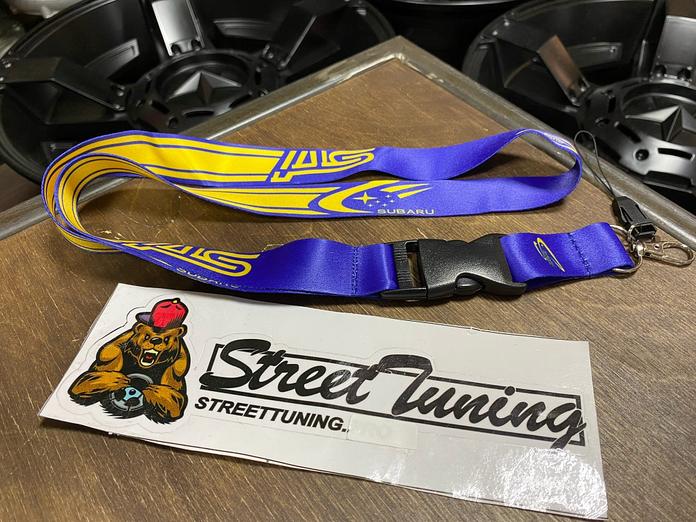 картинка Шнурок для Ключей STI - тканевый от магазина  StreetTuning