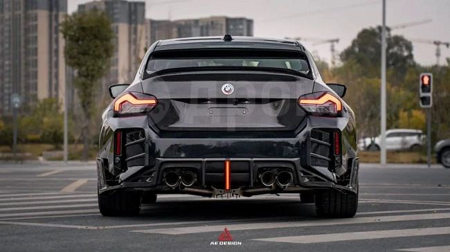 картинка Накладки на задний бампер для BMW M2 и M2C G87 магазин  StreetTuning 