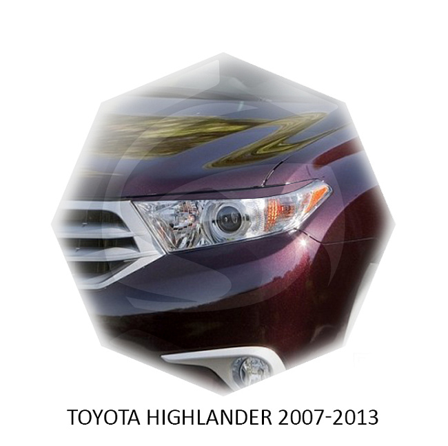картинка Реснички на фары для  TOYOTA HIGHLANDER 2007-2012г магазин  StreetTuning 