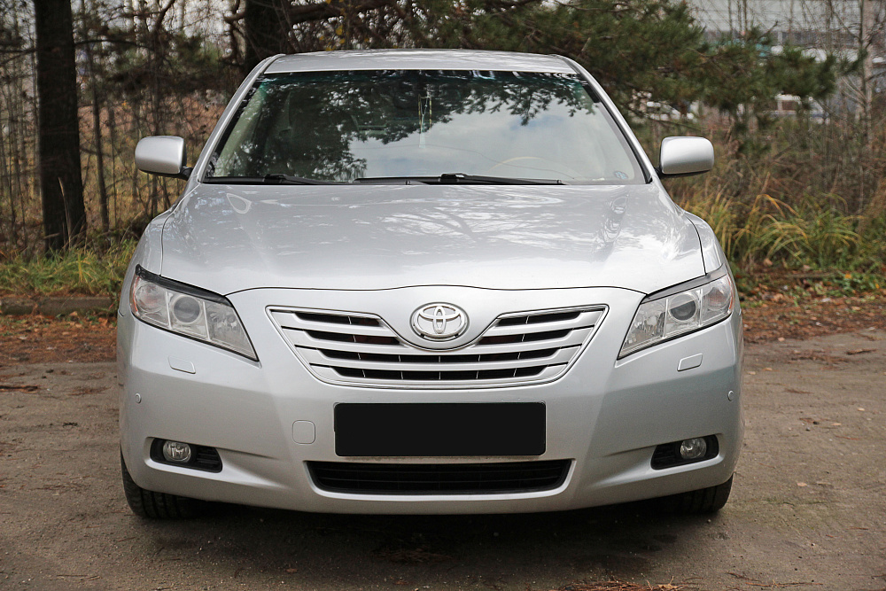 картинка Toyota Camry V40 (дорестайлинг) 2006—2009 Накладки на фары (реснички) укорочен. компл.-2 шт. от магазина  StreetTuning
