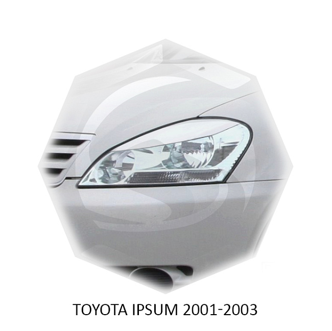 картинка Реснички на фары для  TOYOTA IPSUM 2001-2003г магазин  StreetTuning 