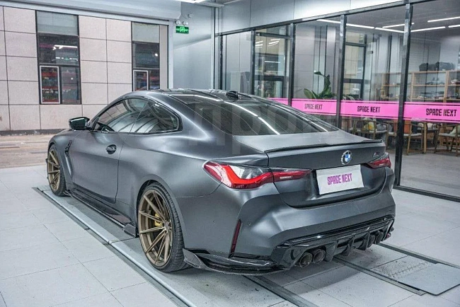 картинка Сплиттера накладки на пороги для BMW M3 G80 G81 и M4 G82 G83 магазин  StreetTuning 