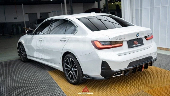 картинка Задний диффузор BMW M340i LCI G20 G21 магазин  StreetTuning 