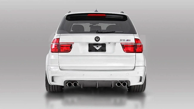 картинка Задний диффузор Vorsteiner для М бампера на Bmw X5 E70 рестайлинг магазин  StreetTuning 