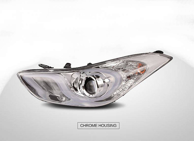 картинка Передние фары для Hyundai Elantra 2011-2013 магазин  StreetTuning 