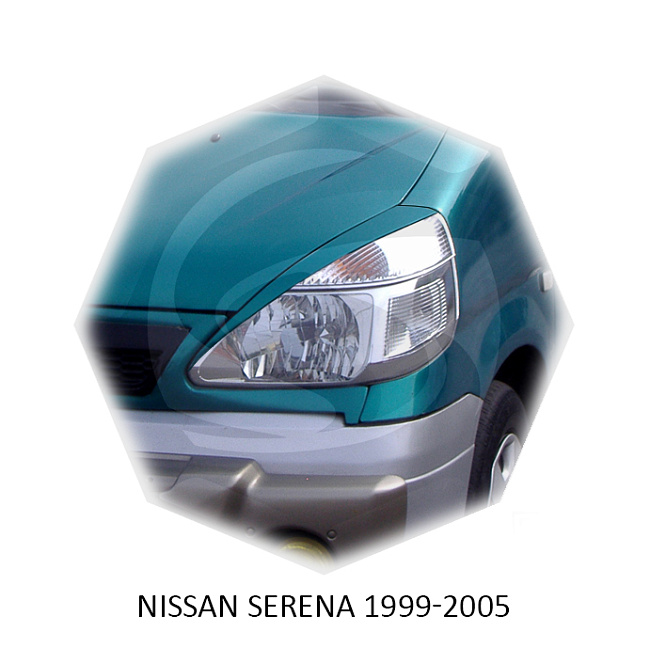 картинка Реснички на фары для  NISSAN SERENA 1999-2005г магазин  StreetTuning 