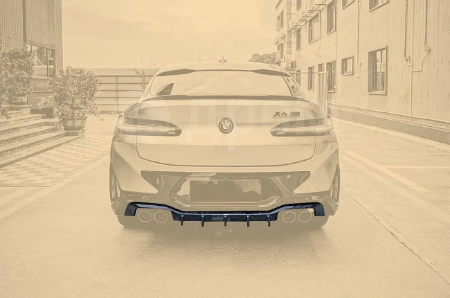 картинка Задний диффузор v2 BMW X4M X4MC F98 магазин  StreetTuning 