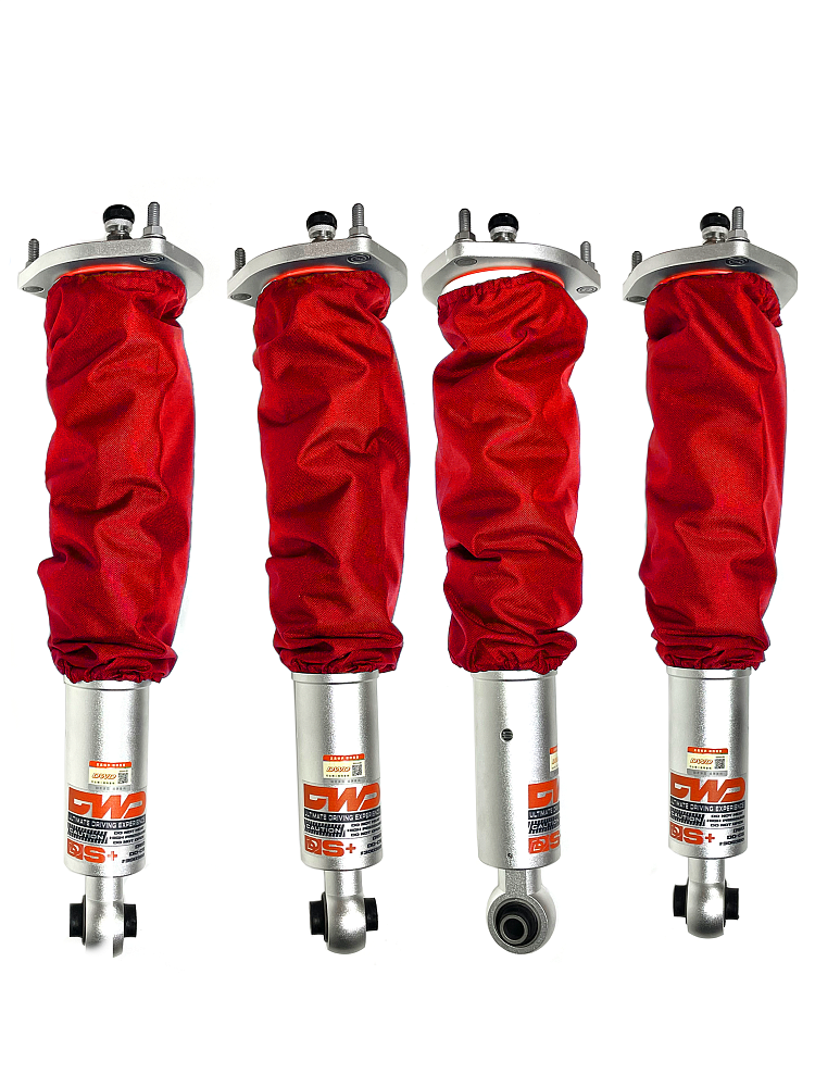 картинка Чехлы для (стоек, койловеров) Full tup Coilover Strettuning красные от магазина  StreetTuning