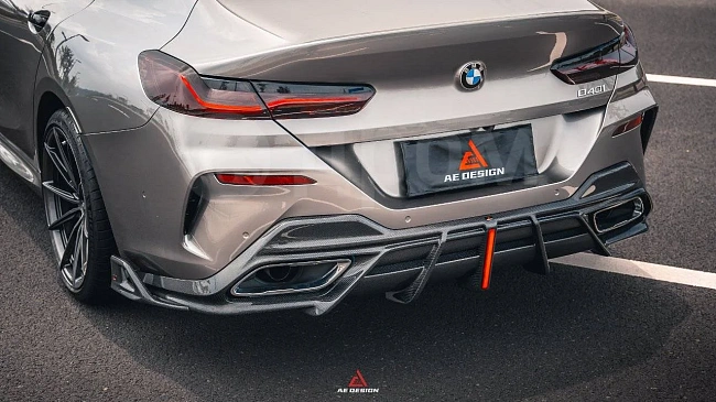 картинка Диффузор на задний бампер для BMW 8 Series магазин  StreetTuning 