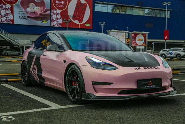 картинка Карбоновый капот для Tesla Model 3 магазин  StreetTuning 