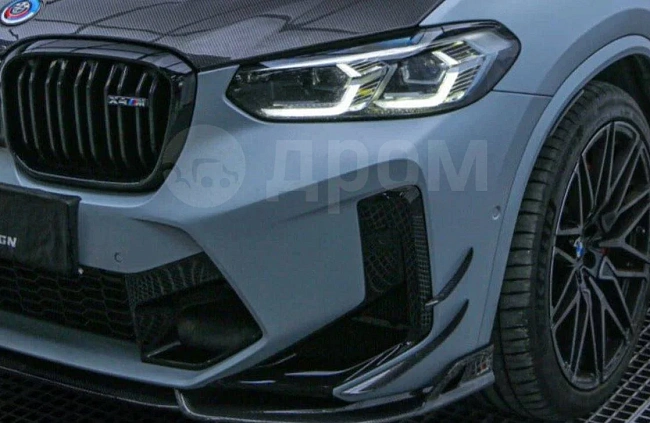 картинка Канарды на передний бампер AE Desig для BMW X3M/C X4M/C F97 F98 магазин  StreetTuning 