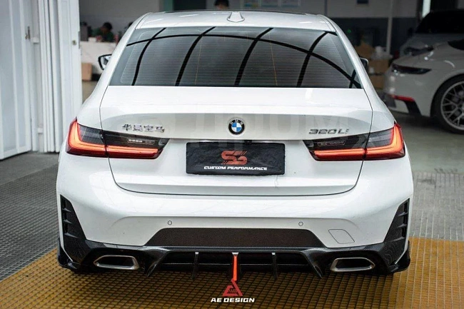 картинка Задний диффузор BMW M340i LCI G20 G21 магазин  StreetTuning 