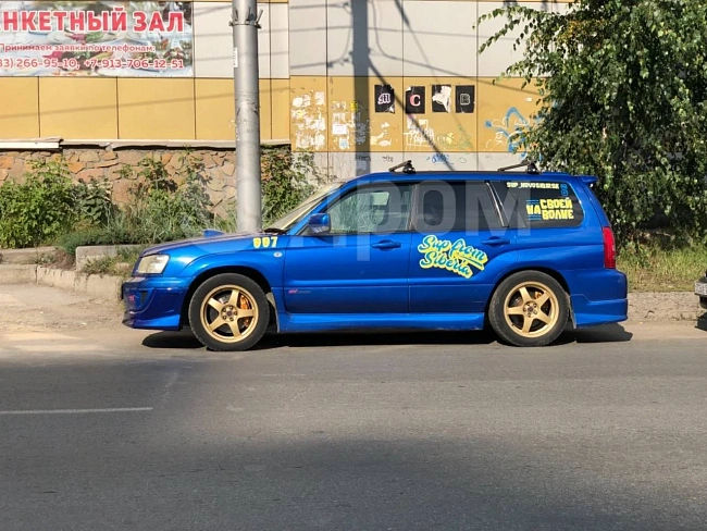 картинка Накладка на бампер для STI бампера Subaru Forester SG9 магазин  StreetTuning 
