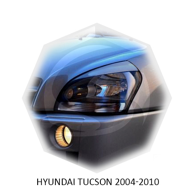 картинка Реснички на фары для  HYUNDAI TUCSON 2004-2010г магазин  StreetTuning 