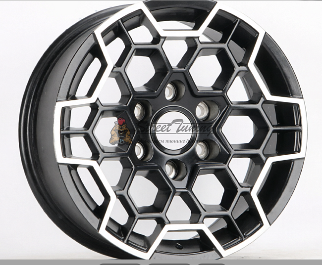 картинка Диски TRD Pro R17 8J ET15 6X139.7  Matt Black+Silver магазин  StreetTuning 
