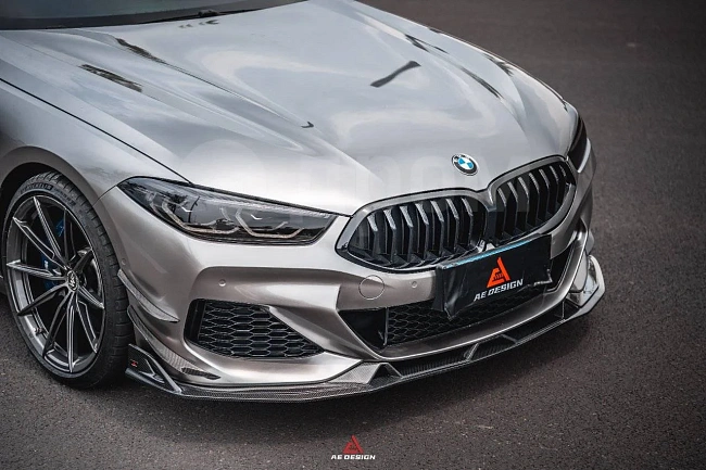 картинка Сплиттер (губа) на передний бампер для BMW 8 Series магазин  StreetTuning 
