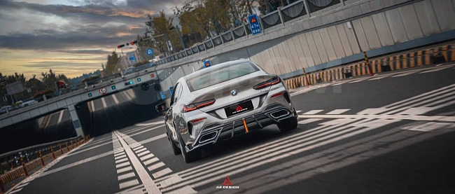 картинка Канарды на задний бампер для BMW 8 Series магазин  StreetTuning 