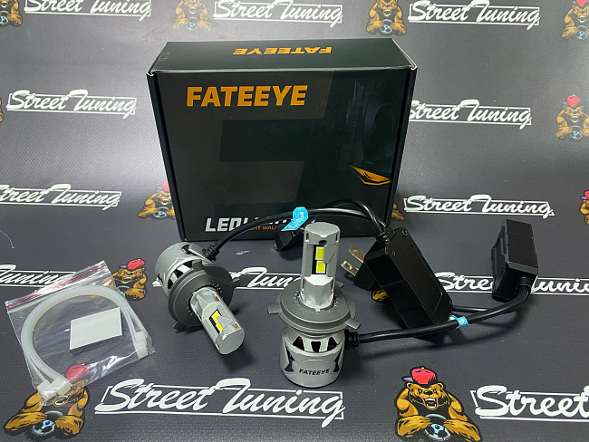 картинка Автомобильные светодиодные лампы FATEEYE F27 Led - H4 6500к магазин  StreetTuning 