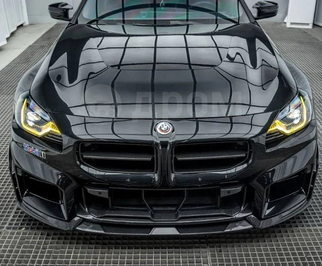 картинка Сплиттер средний (губа) на передний бампер для BMW M2 и M2C G87 магазин  StreetTuning 