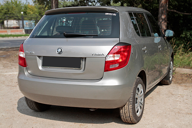 картинка Skoda Fabia II 2010—2013 Накладки на задние фонари (реснички) 2шт. магазин  StreetTuning 
