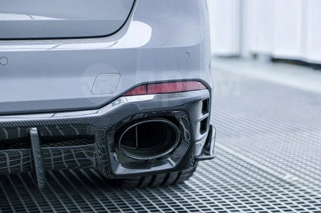 картинка Задний диффузор Audi RS4 B9 / B9.5 со стоп сигналом магазин  StreetTuning 