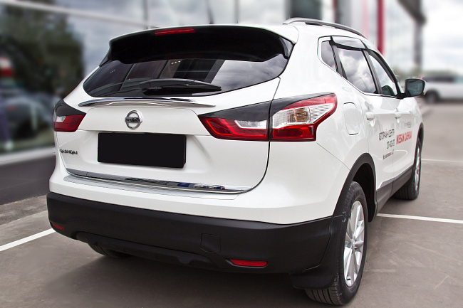 картинка Nissan Qashqai 2014—2016 Накладки на задние фонари (реснички) магазин  StreetTuning 