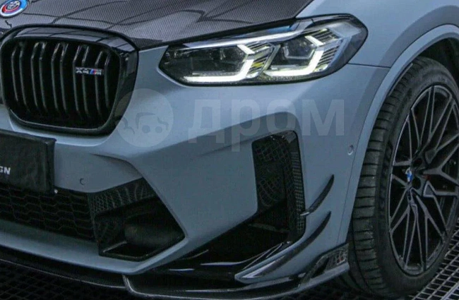 картинка Канарды на передний бампер для BMW X3M/C X4M/C F97 F98 LCI магазин  StreetTuning 