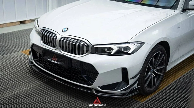 картинка Сплиттер (губа) на передний бампер для BMW 3 серии G20 330i M340i магазин  StreetTuning 