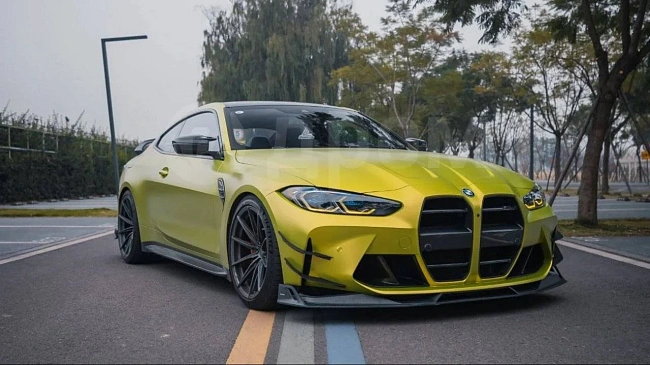 картинка Канарды на передний бампер для BMW G80 G82 G83 M3 M4 магазин  StreetTuning 