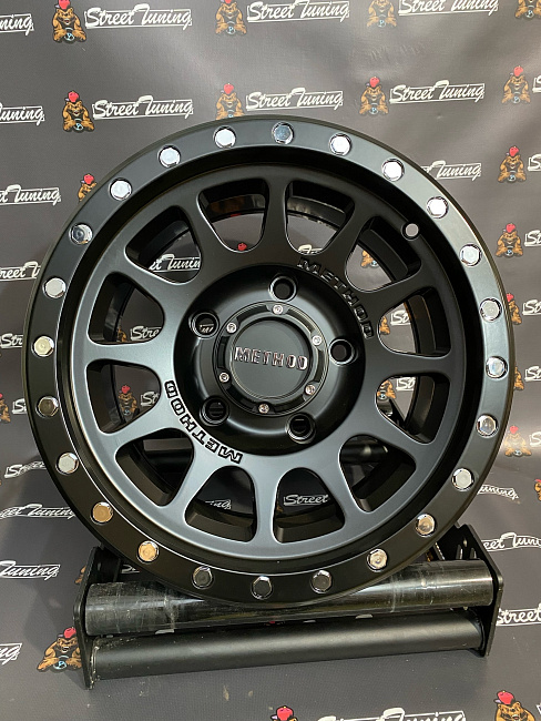 картинка Новые диски METHOD R15 J8 ET0 5x150 Black магазин  StreetTuning 