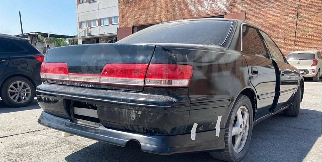 картинка Накладка заднего бампера HippoSlik для Toyota Mark ll jzx 100 магазин  StreetTuning 